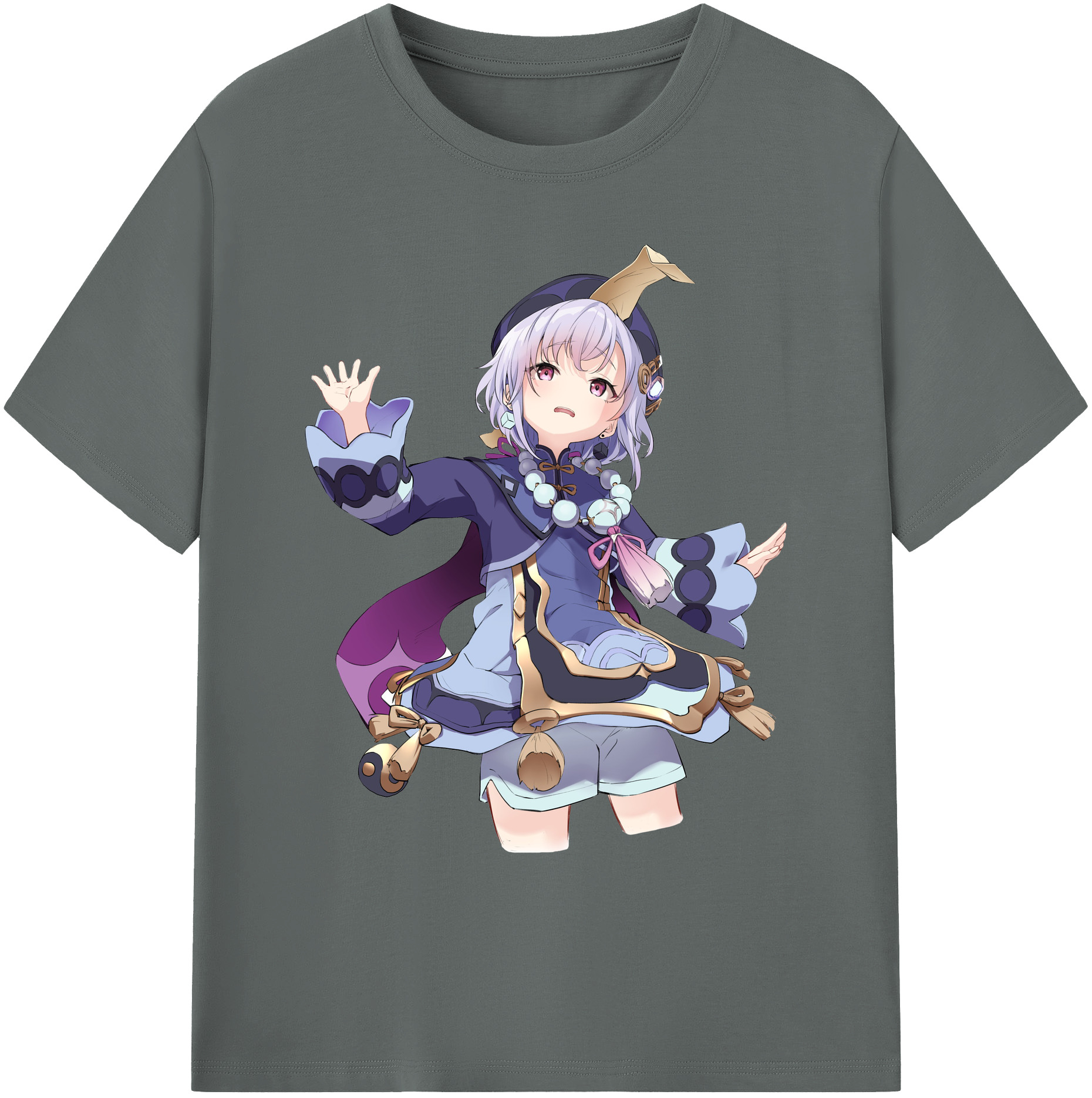 げんし神 七七 なな  genshin Nana 綿100％ メンズ半袖Tシャツ｜肌触りやわらか＆通気性